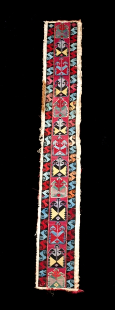A very old embroidered Lakai belt. 